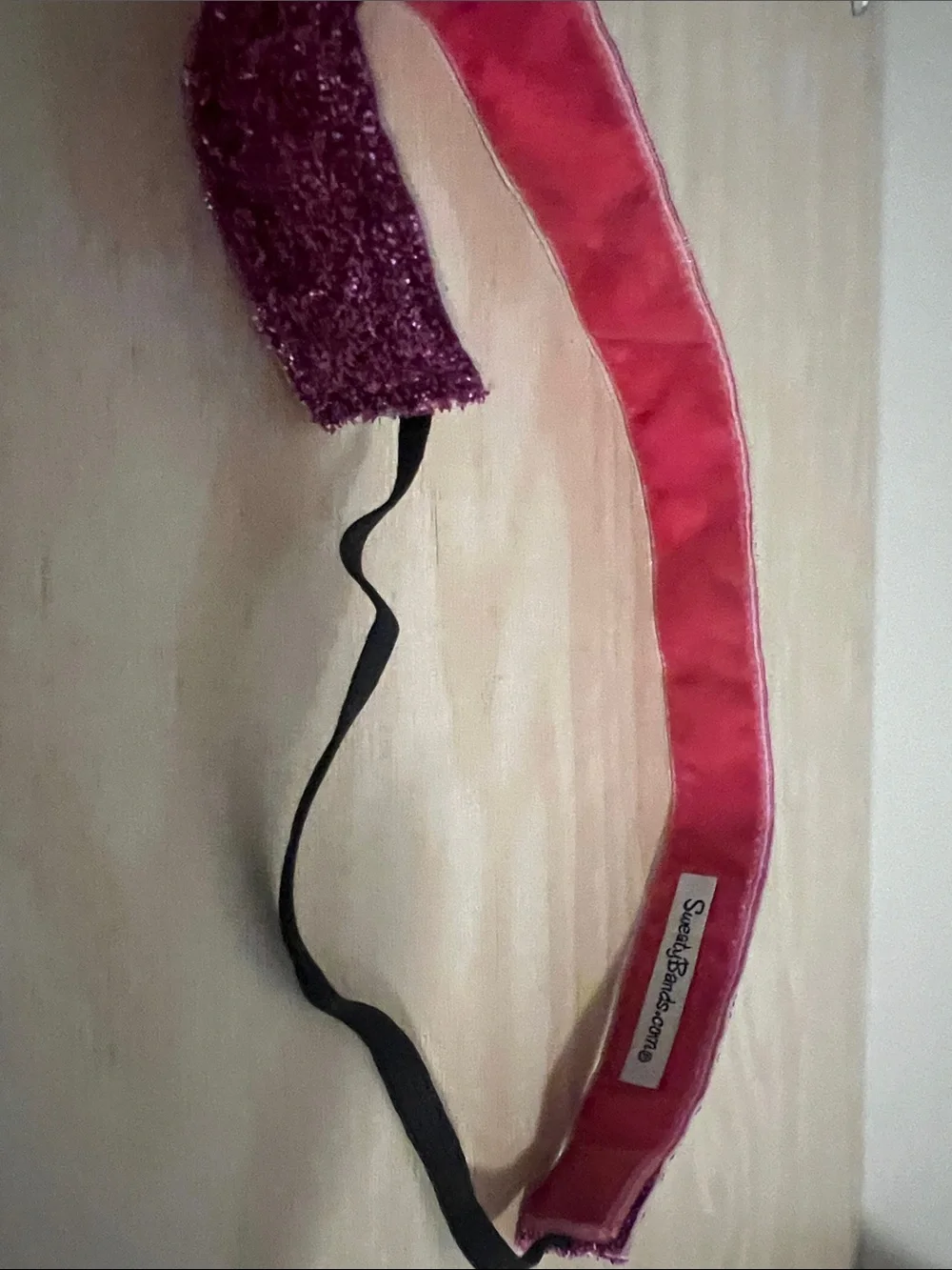 Stretch Hair Headband Set with Glitter Pink, Cat Print White & Navy Alligator